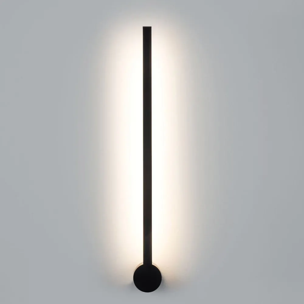 Væg- Og Spejllamper|Væglamper ^ Forlight LED-væglampe til badeværelset Passeggio Nova, 60 cm, sort