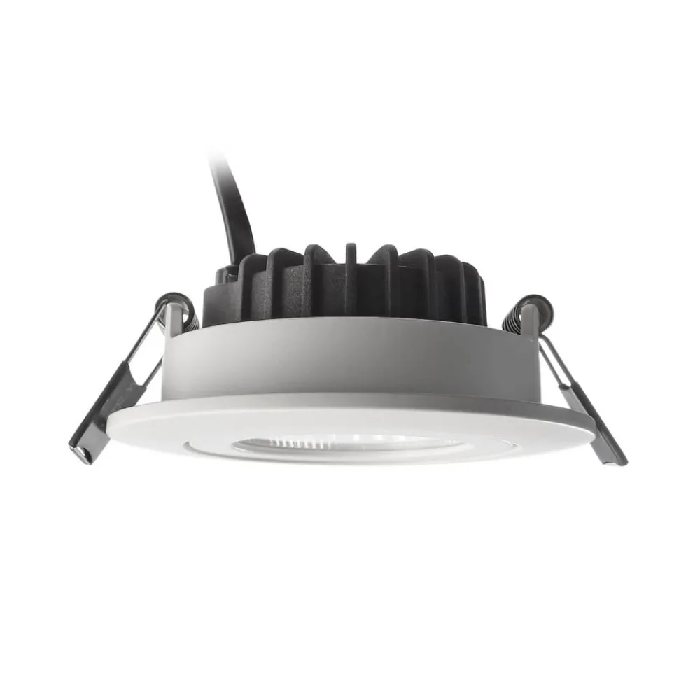 Loftlamper ^ Deko-Light Forsænket loftlampe Dione, IP44, 4.000 K, hvid, dæmpbar