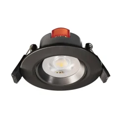 Deko-Light Indbygningsspots > Forsænket loftlampe SMD-68-230V, 4.000K, Ø8,5cm, sort