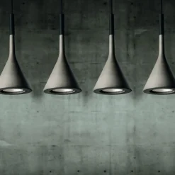 Foscarini Pendellamper > Aplomb Mini pendellampe af beton, grå