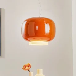 Foscarini Pendellamper > Chouchin 1 LED-hængelampe, orange