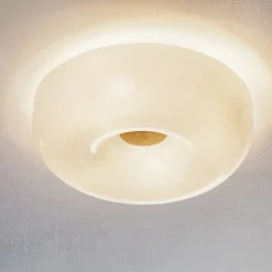 Gang|Loftlamper ^ Foscarini Circus piccola loftlampe i glas, Ø 32 cm