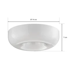 Gang|Loftlamper ^ Foscarini Circus piccola loftlampe i glas, Ø 32 cm