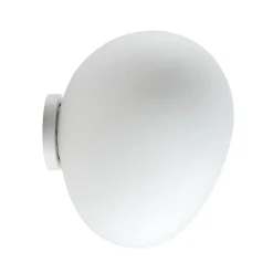 Foscarini Væglamper|Væglamper > Gregg MIDI væglampe, i glas, hvid