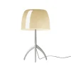 Foscarini Bordlamper > Lumiere grande alu/creme, dæmpbar