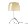 Foscarini Bordlamper > Lumiere piccola alu/creme, dæmpbar