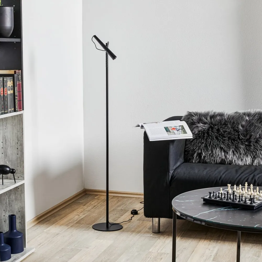 Foscarini Arbejdsrum/Kontor|Gulvlamper > Magneto LED-gulvlampe, sort