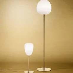 Gulvlamper|Gulvlamper ^ Foscarini Rituals XL gulvlampe, dæmpbar, gylden