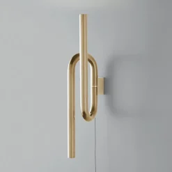 Foscarini Væglamper > Tobia LED-væglampe med ledning, gylden