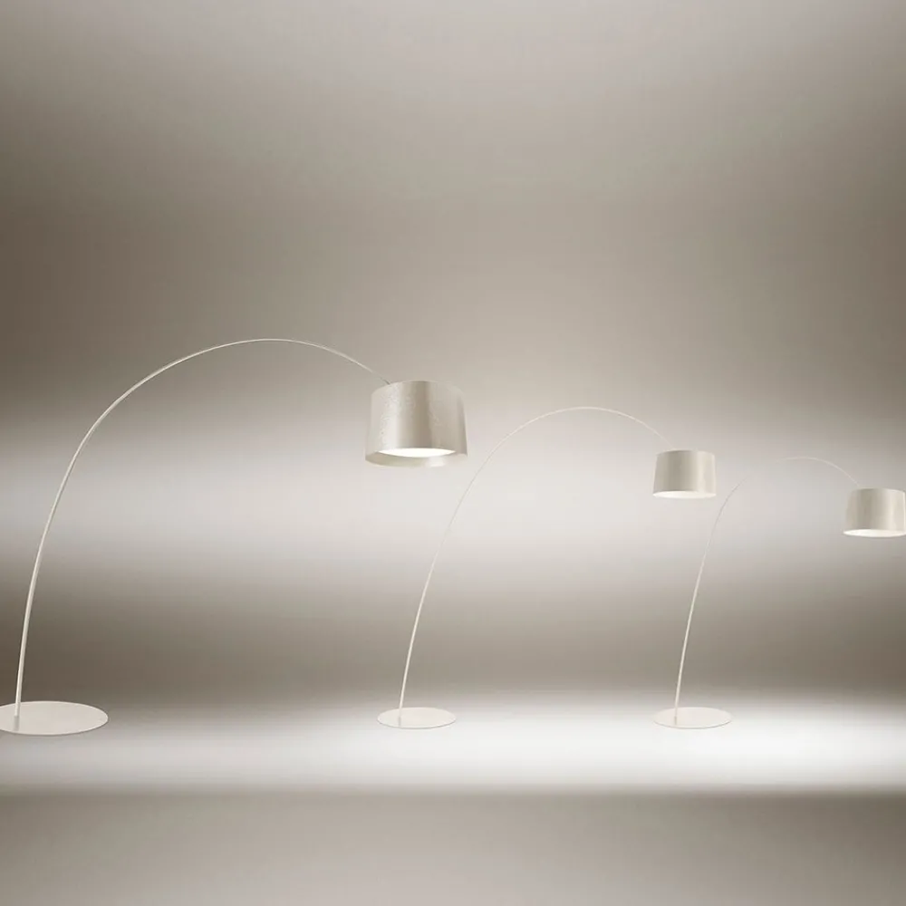 Gulvlamper ^ Foscarini Twiggy Elle LED-gulvlampe, greige