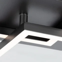 Loftlamper ^ Briloner Frame LED-loftlampe, 2 lyskilder, Switch dim, sort