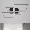 Loftlamper|Loftlamper ^ Briloner Frame LED-loftlampe, step dim, 4 lyskilder, sort