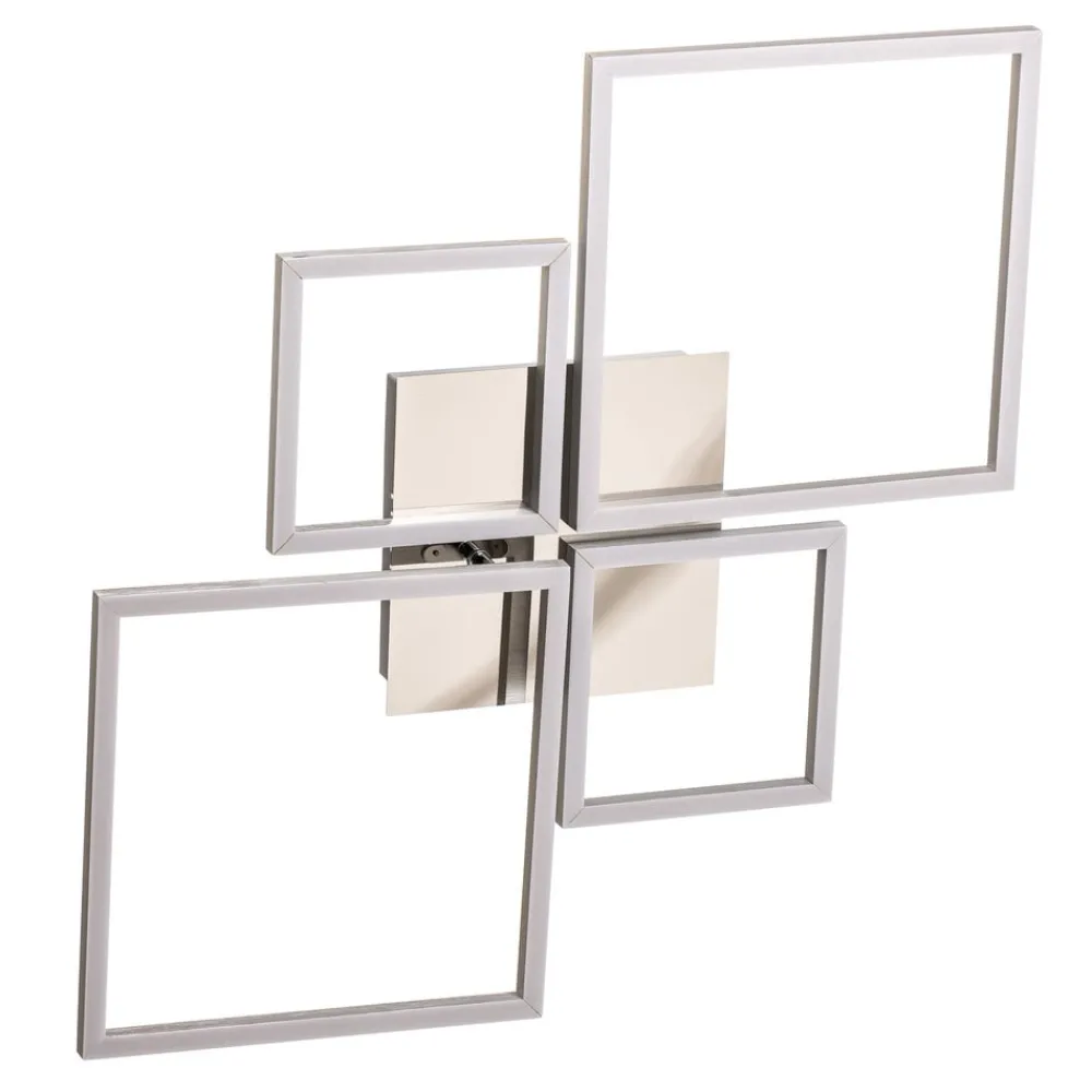Briloner Loftlamper > Frame LED-loftslampe, CCT, 4-lys, aluminium