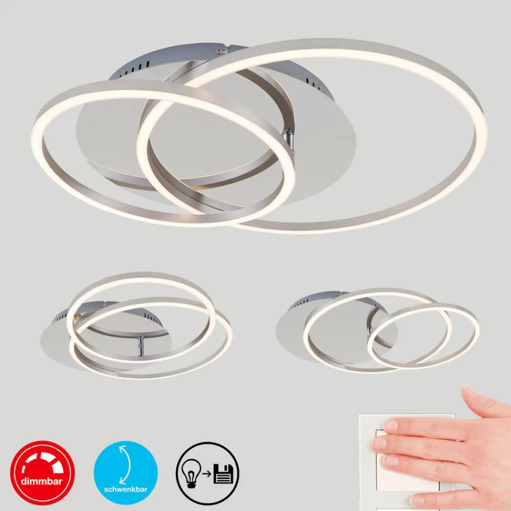 Briloner Gang|Loftlamper > Frame LED-loftslampe, dæmpbar via vægkontakt
