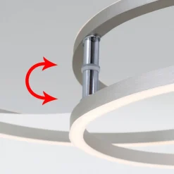 Briloner Gang|Loftlamper > Frame LED-loftslampe, dæmpbar via vægkontakt