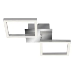 Loftlamper ^ Briloner Frame LED-loftslampe, 3.000 K, krom