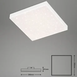 Briloner Loftlamper|Loftlamper > Frameless CCT LED-stjernehimmel, 30 x 30 cm