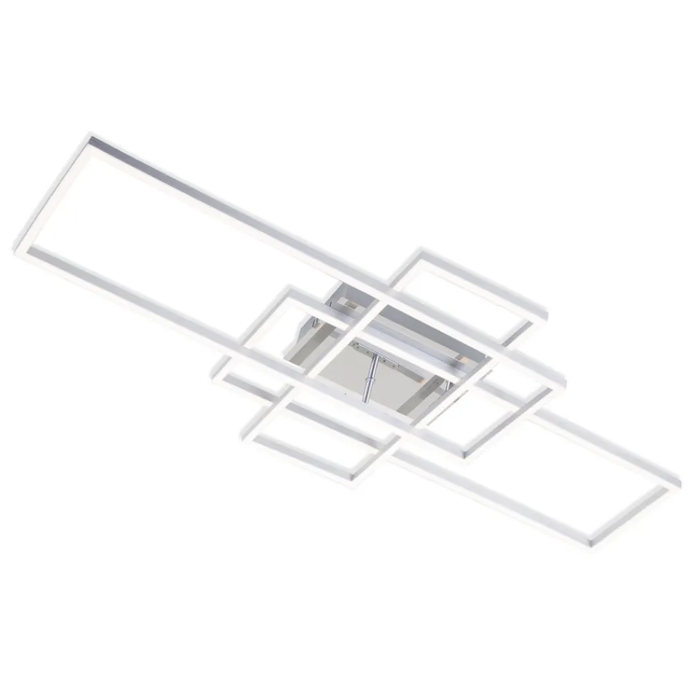 Briloner Loftlamper|Loftlamper > Frame loftlampe, rektangel, 3 lk., CCT, aluminium