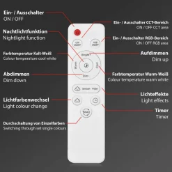 Briloner Arbejdsrum/Kontor|Loftlamper > Frame S LED-loftlampe CCT 110x24,8 cm sort