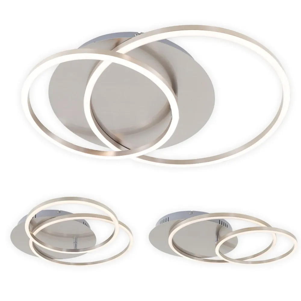 Briloner Loftlamper|Loftlamper > Frames LED-loftlampe, 2 ringe, kan drejes