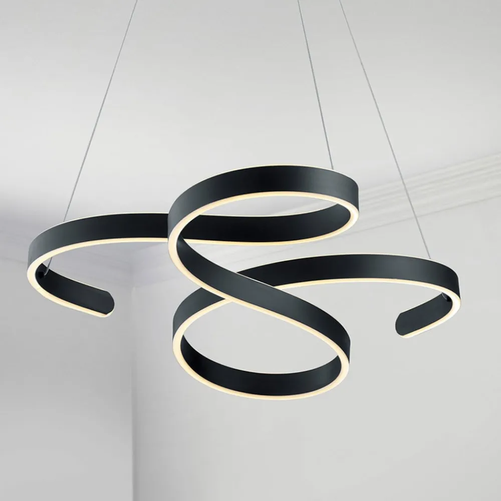 Trio Lighting Pendellamper > Francis LED-pendellampe, antracit