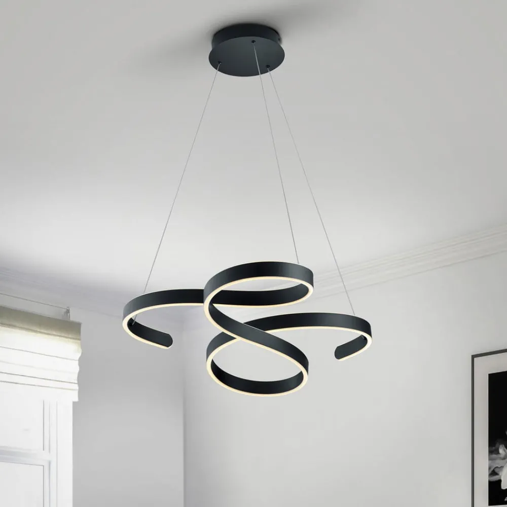 Trio Lighting Pendellamper > Francis LED-pendellampe, antracit