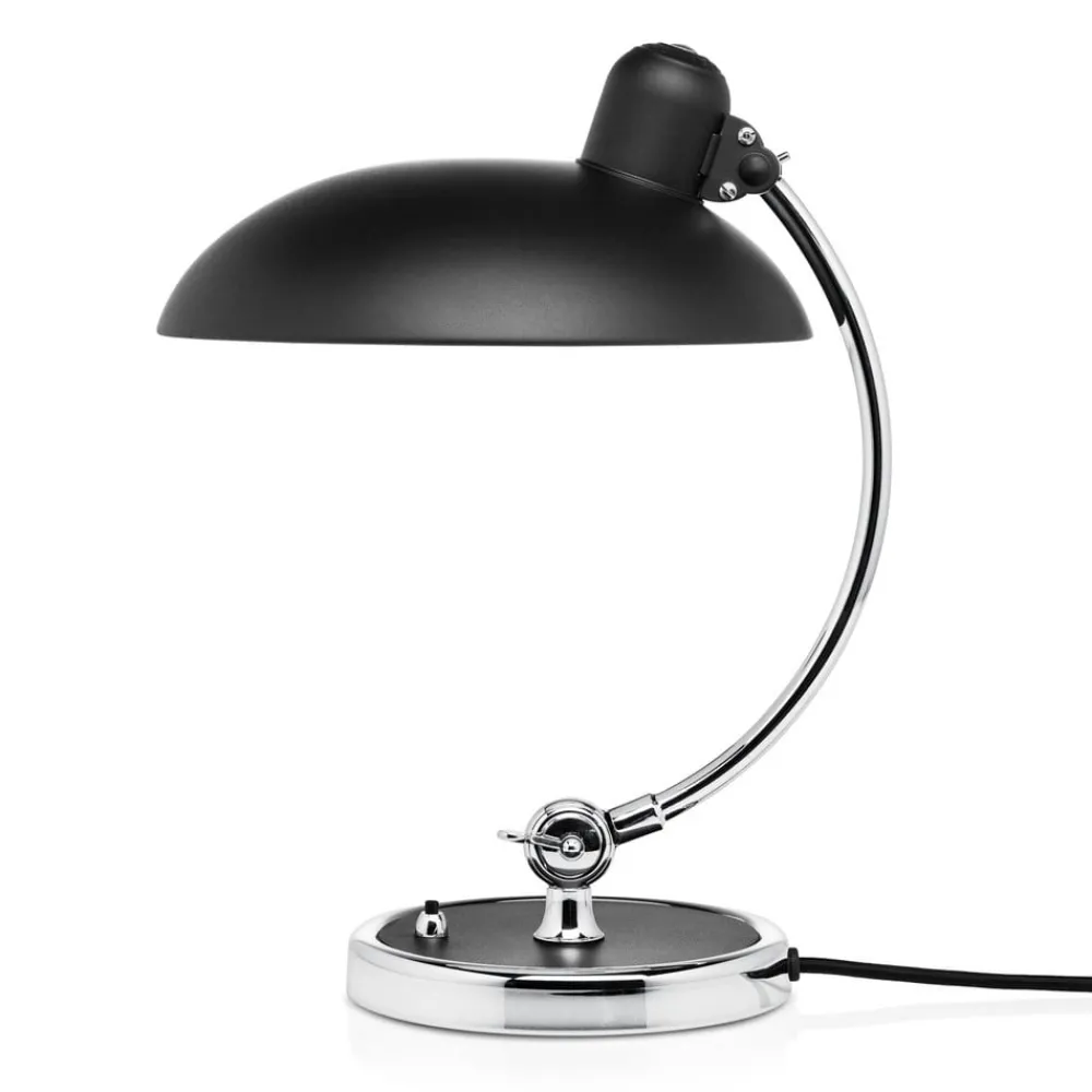 Arbejdsrum/Kontor|Bordlamper ^ FRITZ HANSEN bordlampe Kaiser Idell Luxus, sort/krom