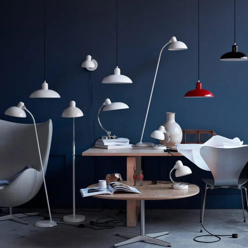 Arbejdsrum/Kontor|Bordlamper ^ FRITZ HANSEN bordlampe Kaiser Idell Luxus, sort/krom