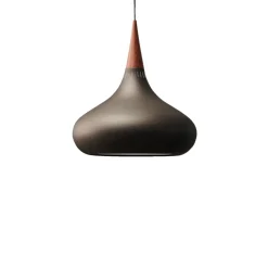 Pendellamper ^ FRITZ HANSEN Orient P2 Pendul sort/rose Ø 34cm