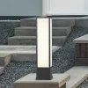 Sokkellamper ^ Trio Lighting Fuerte LED-sokkellampe, antracit, aluminium, IP54