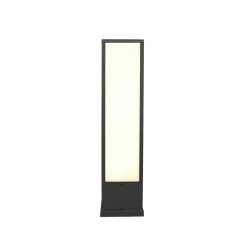 Sokkellamper ^ Trio Lighting Fuerte LED-sokkellampe, antracit, aluminium, IP54
