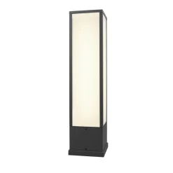 Sokkellamper ^ Trio Lighting Fuerte LED-sokkellampe, antracit, aluminium, IP54