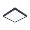 EGLO Loftlamper > Fueva 5 LED-loftlampe IP44 840 sort 28,5x28,5