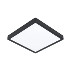 EGLO Loftlamper > Fueva 5 LED-loftlampe IP44 840 sort 28,5x28,5