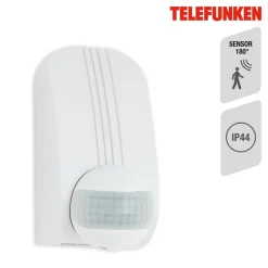 Sensor ^ Telefunken Funchal bevægelsessensor, maks. 1.000 W LED, hvid
