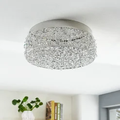 Lucande Loftlamper|Loftlamper > Funklende LED-loftlampe Felias, rund form