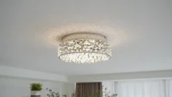 Lucande Loftlamper|Loftlamper > Funklende LED-loftlampe Felias, rund form
