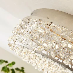 Lucande Loftlamper|Loftlamper > Funklende LED-loftlampe Felias, rund form
