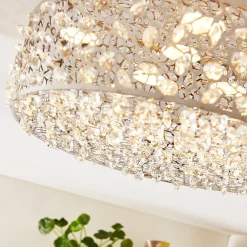Lucande Loftlamper|Loftlamper > Funklende LED-loftlampe Felias, rund form