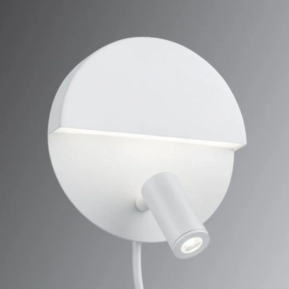 Væglamper|Væglamper ^ Trio Lighting Funktionel LED-væglampe Mario med 2 kontakter