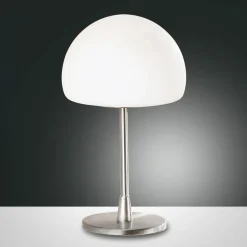 Fabas Luce Bordlamper > Gaia LED-bordlampe med touchdæmper, krom
