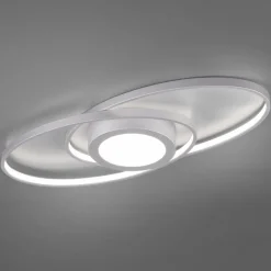 Reality Leuchten Loftlamper > Galaxy LED-loftlampe, kan dæmpes, titaniumfarvet