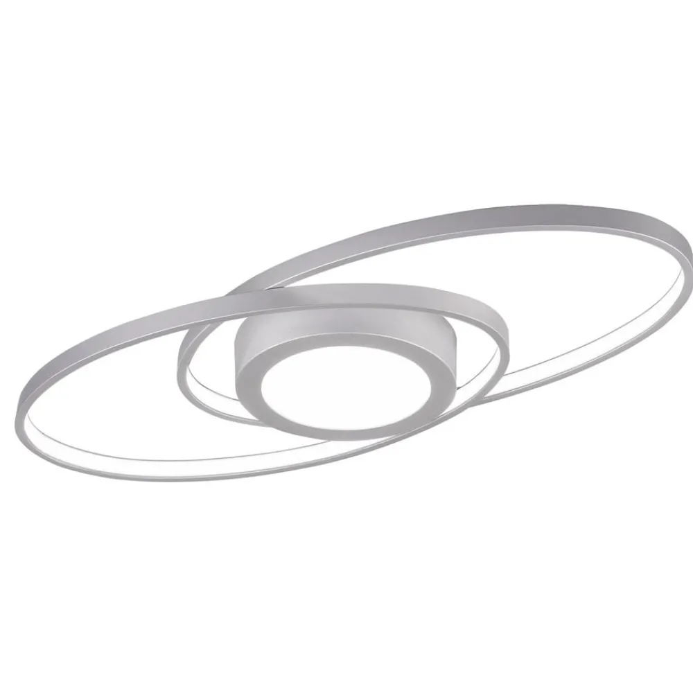 Reality Leuchten Loftlamper > Galaxy LED-loftlampe, kan dæmpes, titaniumfarvet