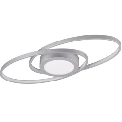 Reality Leuchten Loftlamper > Galaxy LED-loftlampe, kan dæmpes, titaniumfarvet