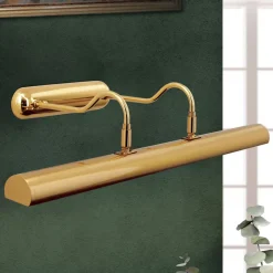 ORION Væglamper > Gallerilampe Lariga, messingfarvet, metal, 65 cm, E14