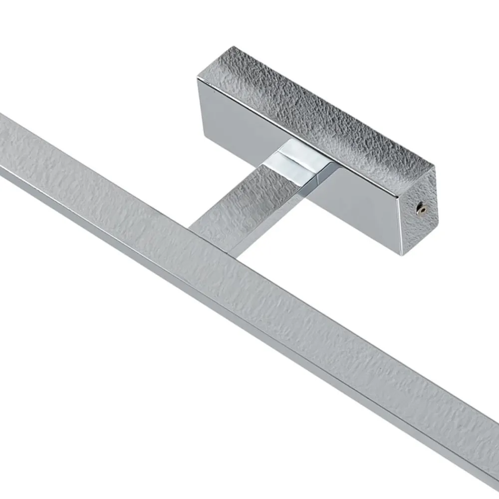 TK Lighting Væg- Og Spejllamper > Gallery LED-væglampe, kromfarvet, metalbredde 62 cm IP44