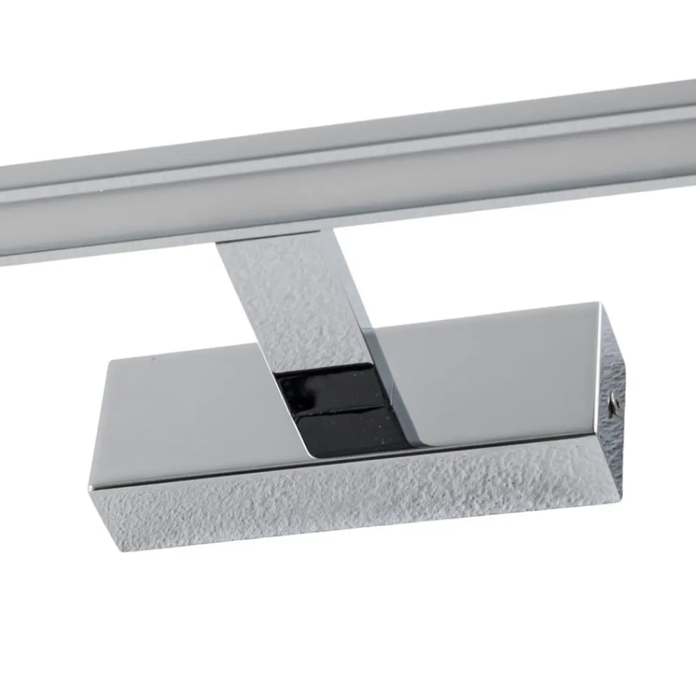 TK Lighting Væg- Og Spejllamper > Gallery LED-væglampe, kromfarvet, metalbredde 62 cm IP44