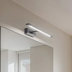TK Lighting Væg- Og Spejllamper > Gallery LED-væglampe, sort, metalbredde 41,5 cm IP44
