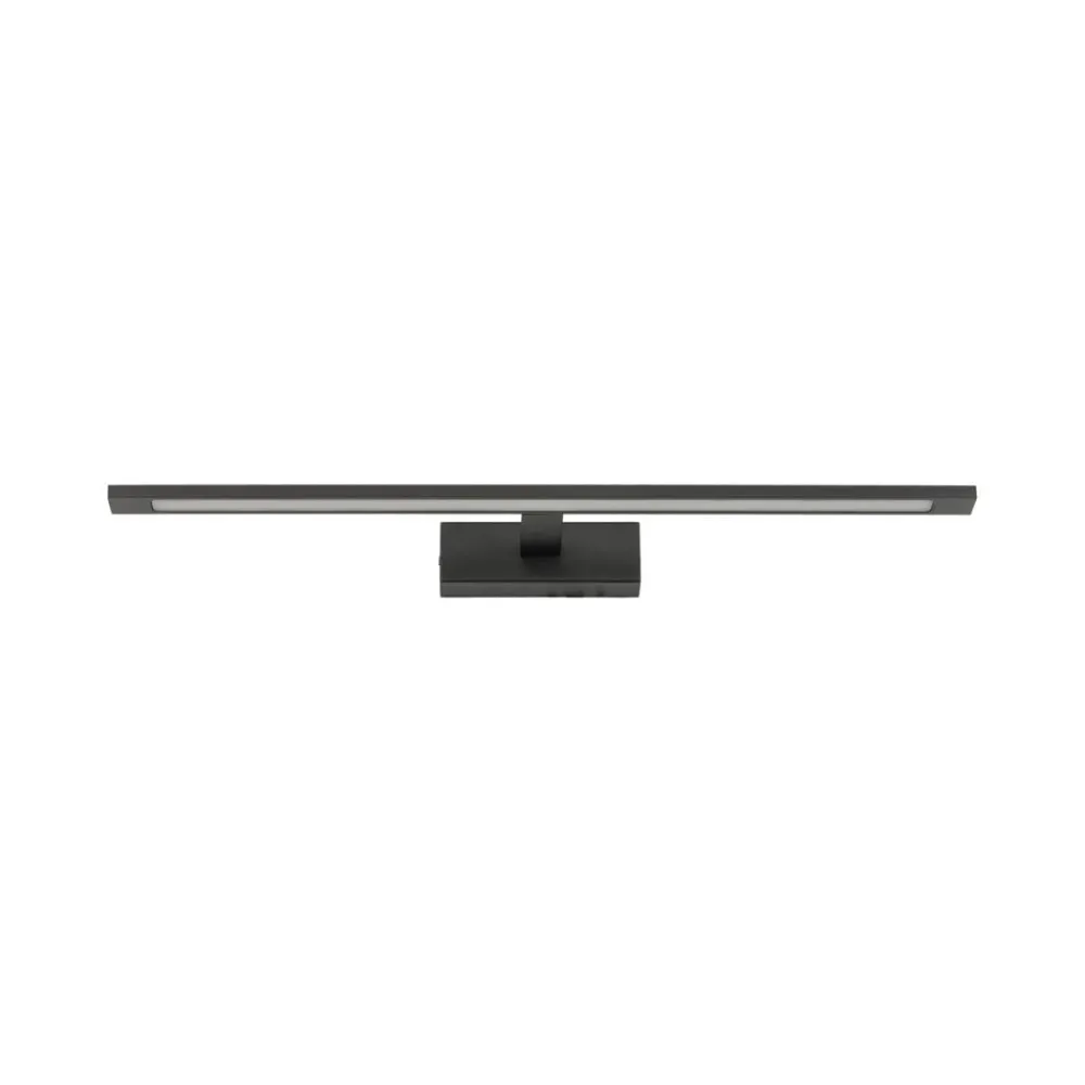 TK Lighting Væg- Og Spejllamper > Gallery LED-væglampe, sort, metal, bredde 62 cm, IP44