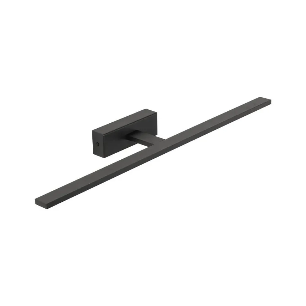TK Lighting Væg- Og Spejllamper > Gallery LED-væglampe, sort, metal, bredde 62 cm, IP44